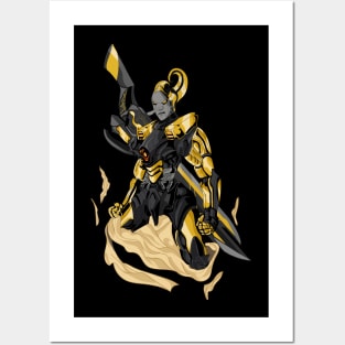 Golden Knight Posters and Art